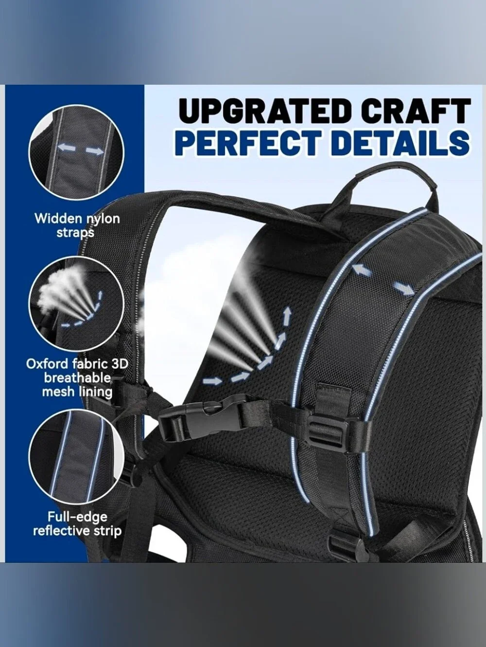 Dog Backpack, 3 Use Ways Spine-Friendly Dog Carriers for Small Medium Dogs, Legs